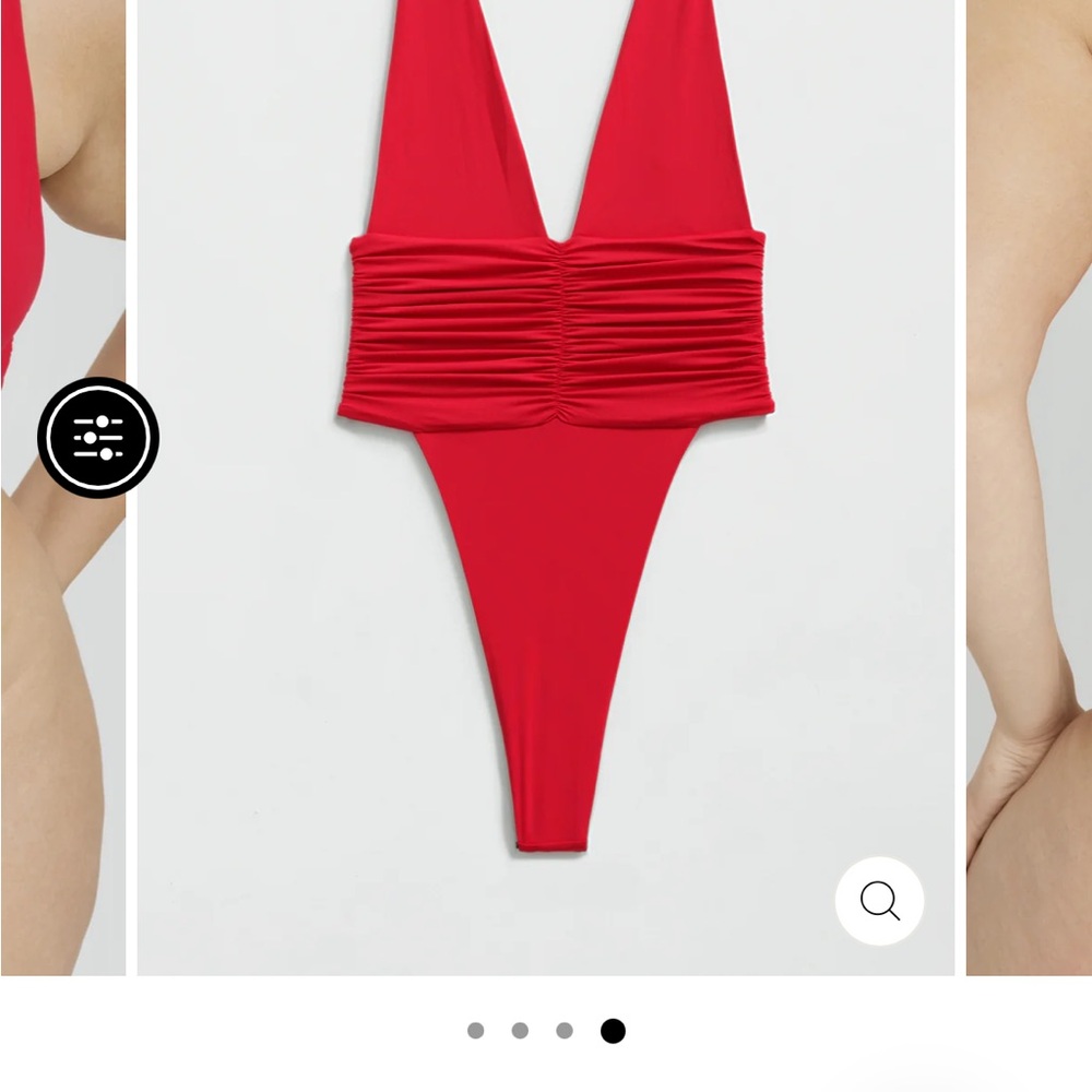 Riot Swim Bold Red One Piece moderate coverage